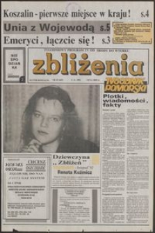Zbliżenia : Tygodnik Pomorski, 1992, nr 45
