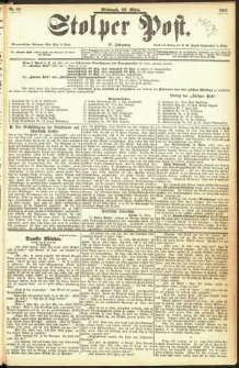 Stolper Post Nr. 69/1893