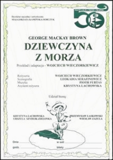 [Plakat] : Dziewczyna z morza