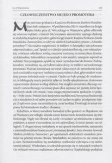 Człowieczeństwo mojego promotora