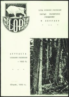 Aktualia Ochrony Przyrody, 1995, nr 3