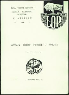 Aktualia Ochrony Przyrody, 1995, nr 5