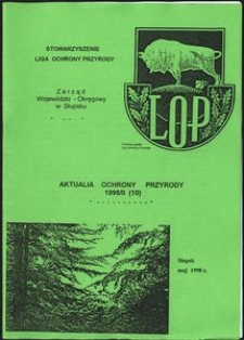 Aktualia Ochrony Przyrody, 1998, nr 10