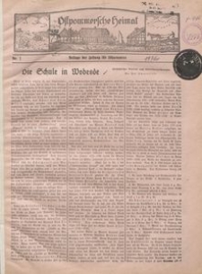 Ostpommersche Heimat, 1936