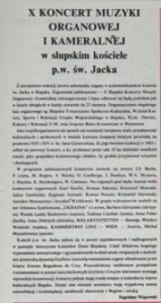 Organ and Chamber Music Concert in the Słupsk church of St. Jacek