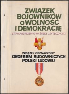 Kronika Koła Miejskiego ZBoWiD w Słupsku
