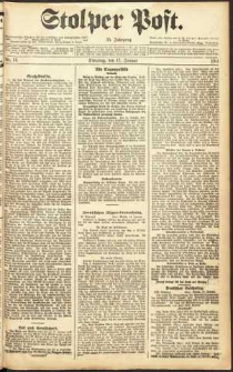 Stolper Post Nr. 14/1911