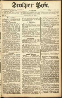 Stolper Post Nr. 19/1911