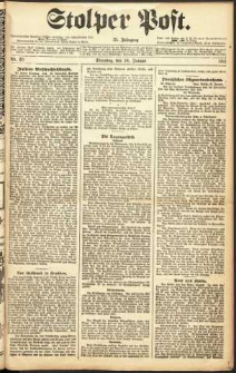 Stolper Post Nr. 20/1911