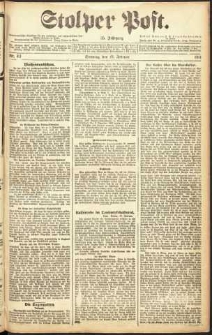 Stolper Post Nr. 43/1911