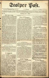 Stolper Post Nr. 62/1911