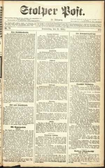 Stolper Post Nr. 76/1911