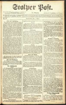 Stolper Post Nr. 78/1911