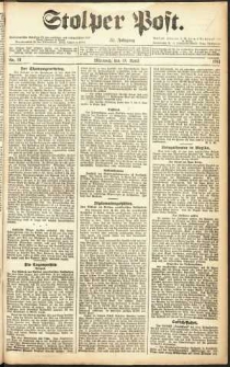 Stolper Post Nr. 91/1911
