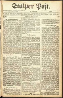 Stolper Post Nr. 98/1911