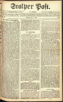 Stolper Post Nr. 157/1911