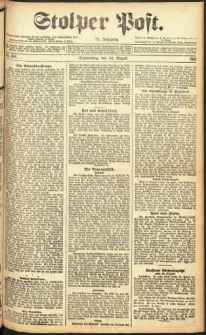 Stolper Post Nr. 198/1911