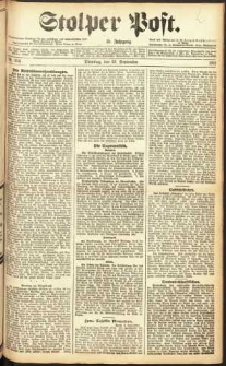 Stolper Post Nr. 214/1911