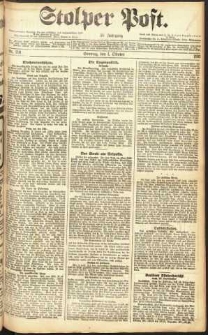 Stolper Post Nr. 231/1911