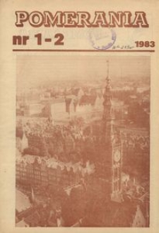 Pomerania : miesięcznik społeczno-kulturalny, 1983, nr 1-2