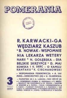 Pomerania : miesięcznik społeczno-kulturalny, 1977, nr 3