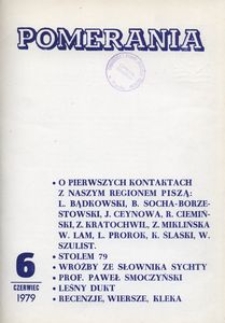 Pomerania : miesięcznik społeczno-kulturalny, 1979, nr 6