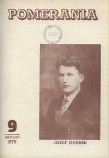 Pomerania : miesięcznik społeczno-kulturalny, 1979, nr 9