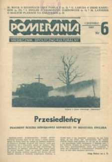 Pomerania : miesięcznik kulturalny, 1987, nr 6