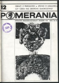 Pomerania : miesięcznik społeczno-kulturalny, 1988, nr 12