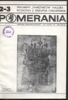 Pomerania : miesięcznik społeczno-kulturalny, 1990, nr 2-3