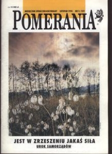 Pomerania : miesięcznik społeczno-kulturalny, 1994, nr 11