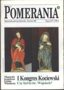 Pomerania : miesięcznik społeczno-kulturalny, 1995, nr 4