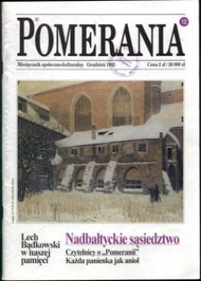 Pomerania : miesięcznik społeczno-kulturalny, 1995, nr 12