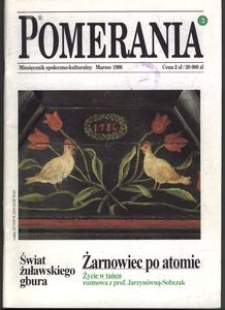 Pomerania : miesięcznik społeczno-kulturalny, 1996, nr 3
