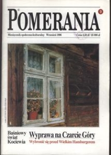 Pomerania : miesięcznik społeczno-kulturalny, 1996, nr 9