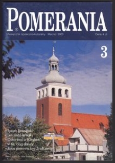Pomerania : miesięcznik społeczno-kulturalny, 2000, nr 3