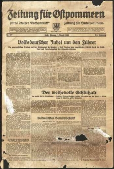 Zeitung für Ostpommern Nr. 177/1938