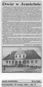 Dw&oacute;r w Jemielnie