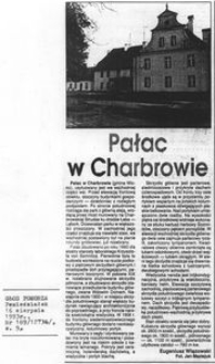 Pałac w Charbrowie