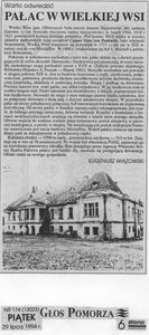 Pałac w Wielkiej Wsi