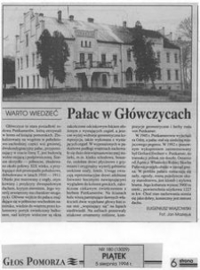 Pałac w Gł&oacute;wczycach