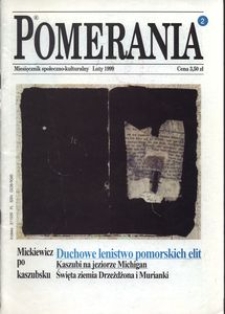 Pomerania : miesięcznik społeczno-kulturalny, 1999, nr 2