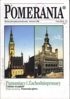 Pomerania : miesięcznik społeczno-kulturalny, 1999, nr 4