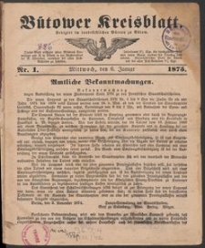 Bütower Kreisblatt 1875
