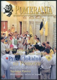 Pomerania : miesięcznik społeczno-kulturalny, 2000, nr 10