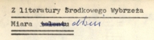 Z literatury Środkowego Wybrzeża