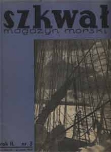 Szkwał : magazyn morski, 1934, nr 3