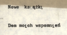 Dom moich wspomnień