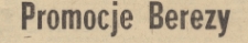 Promocje Berezy