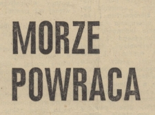 Morze powraca